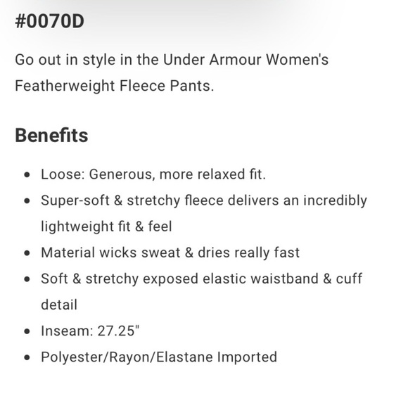 Under Armour gray featherweight jogger XL - Picture 9 of 11